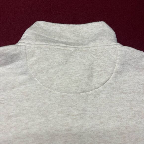 Aerie light gray cropped 1/4 zip long sleeve sweatshirt, size XS - Picture 5 of 12